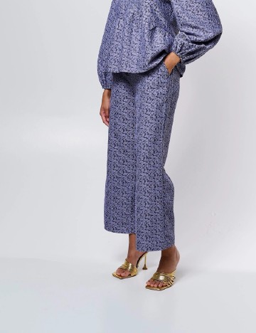 Pantaloni Ichi, mov, 40