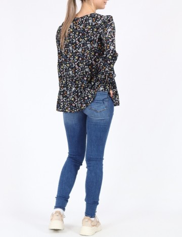 Camasa b.young, negru floral