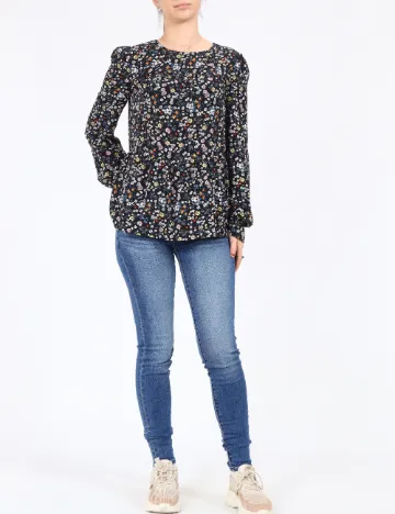 Camasa b.young, negru floral
