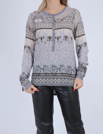 Camasa Cream, gri