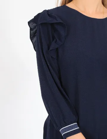 Rochie medie Kaffe, bleumarin