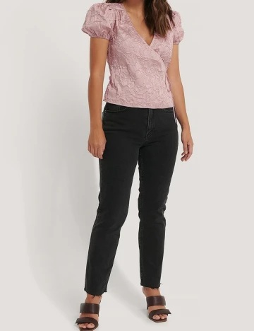 Bluza NA-KD, roz pudra