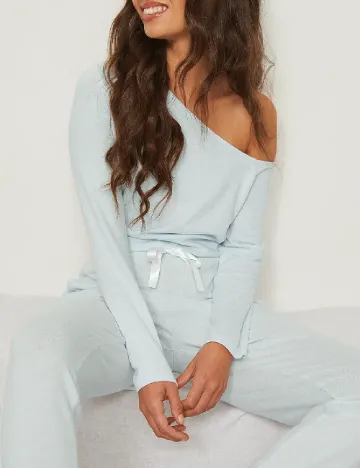 Pantaloni NA-KD, bleu