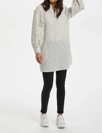 Rochie scurta Kaffe, ecru