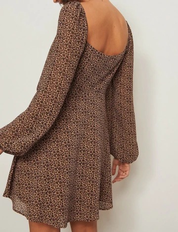 Rochie scurta NA-KD, animal print
