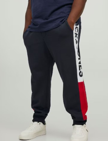 Pantaloni Jack&Jones Plus Size Men, bleumarin