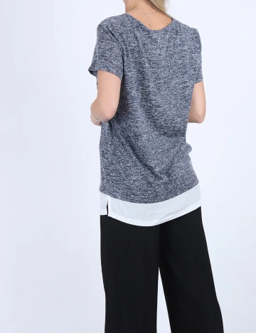 Bluza Fransa, bleumarin