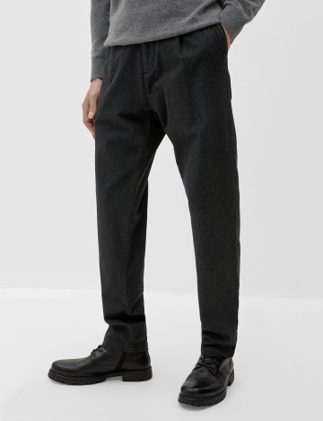 Pantaloni s.Oliver, gri inchis