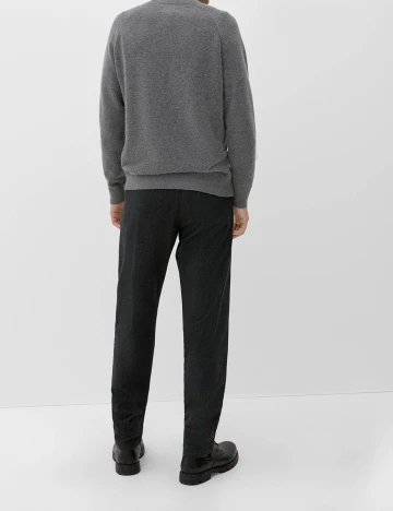 Pantaloni s.Oliver, gri inchis