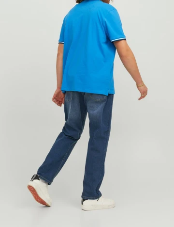 Blugi Jack&Jones Plus Size Men, bleumarin Albastru