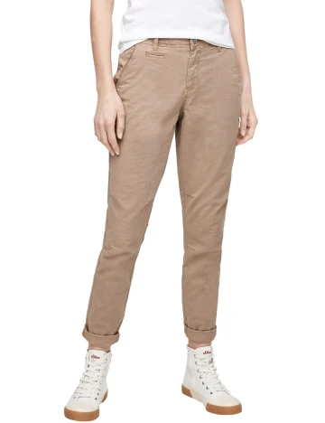 Pantaloni s.Oliver, maro