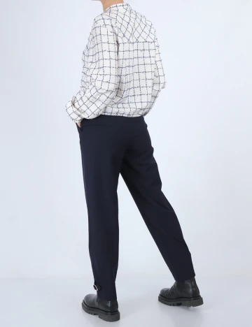 Pantaloni Comma, bleumarin Albastru