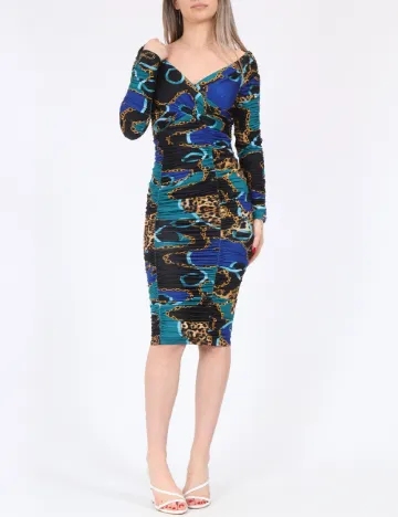 Rochie medie Marciano Guess, mix culori