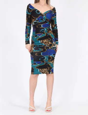 Rochie medie Marciano Guess, mix culori