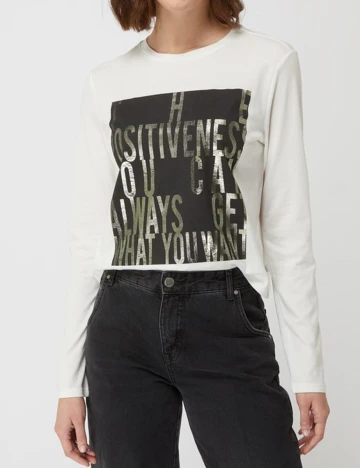 Bluza Q/S, alb