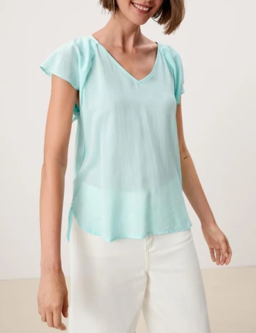 Bluza Q/S, turcoaz