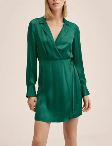 Rochie scurta Mango, verde