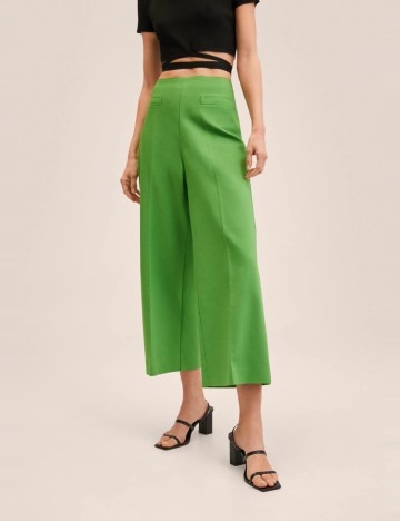 Pantaloni Mango, verde