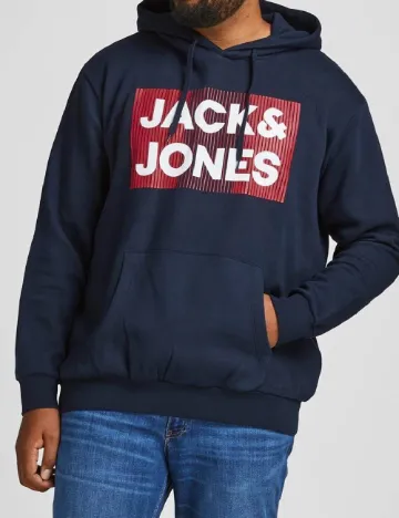 Hanorac Jack&Jones Plus Size Men, albastru