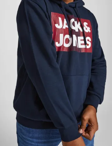 Hanorac Jack&Jones Plus Size Men, albastru
