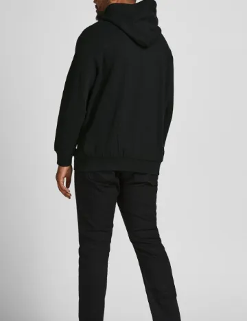 Hanorac Jack&Jones Plus Size Men, negru