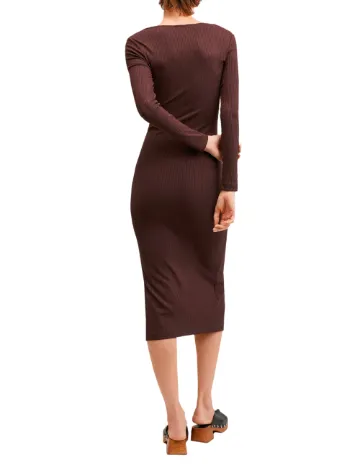 Rochie medie Mango, maro