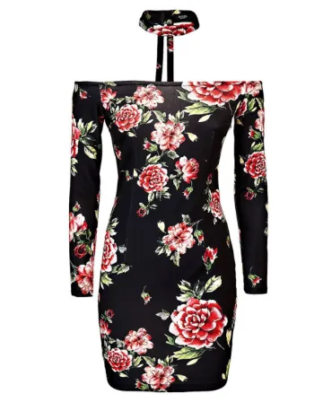 Rochie scurta Guess, negru