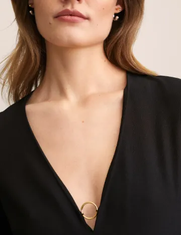 Salopeta Mango, negru