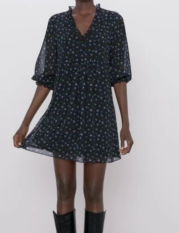 Rochie scurta Zara, floral