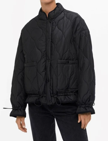 Geaca Oversize Object, negru