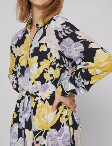 Rochie medie Vila, mix culori