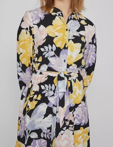 Rochie medie Vila, mix culori