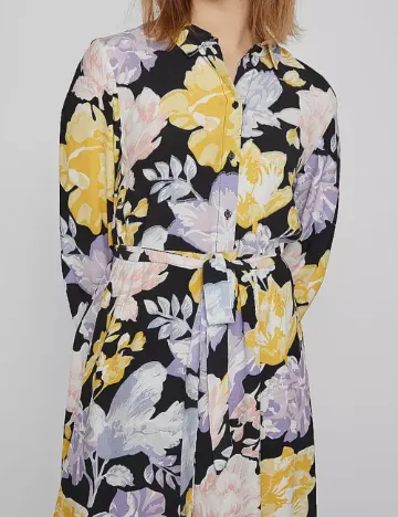 Rochie medie Vila, mix culori