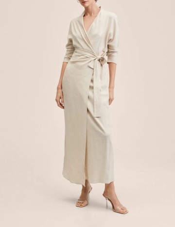 Rochie lunga Mango, crem