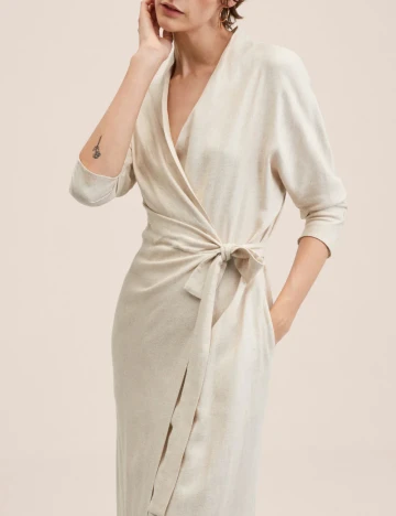 Rochie lunga Mango, crem