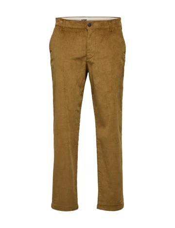 Pantaloni Selected, maro