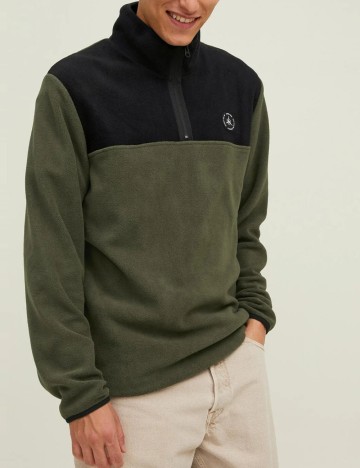 Bluza Jack&Jones, verde/negru