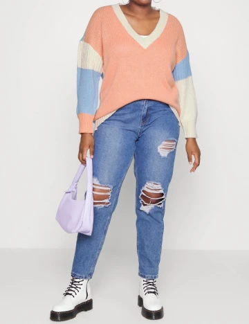 Pulover Noisy May Plus Size, piersica