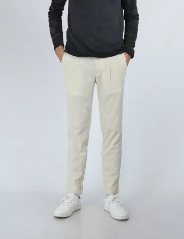 Pantaloni Jack&Jones, crem