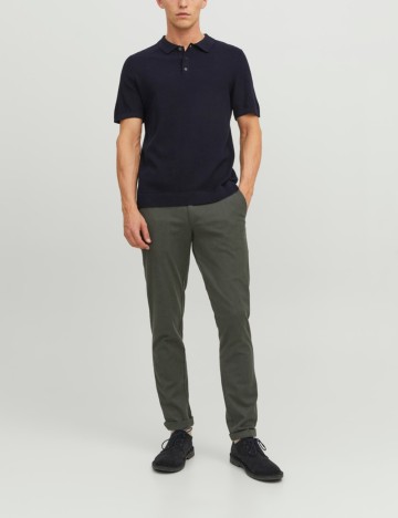 Pantaloni Jack&Jones, verde inchis