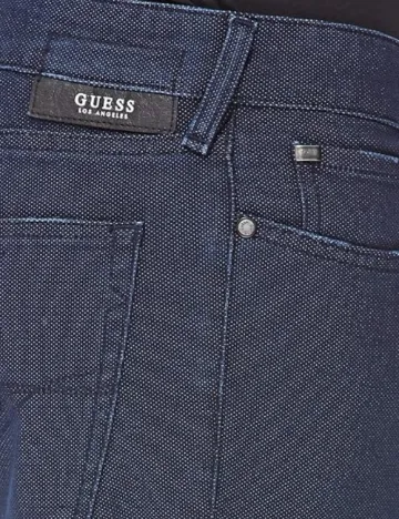 Pantaloni Guess, bleumarin