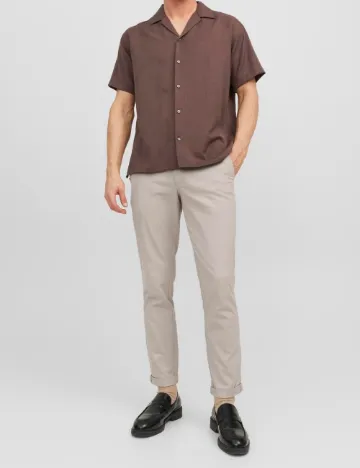 Pantaloni Jack&Jones, gri deschis