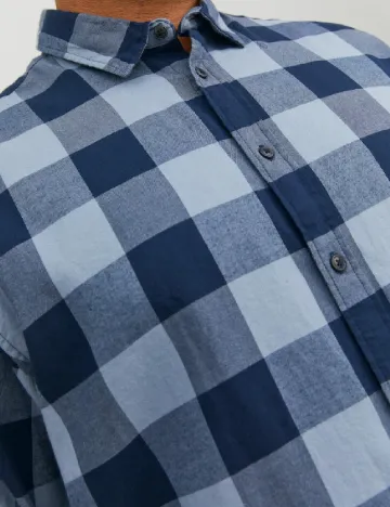 Camasa Jack&Jones Plus Size Men, albastru