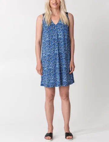 Rochie scurta Indiska, albastru