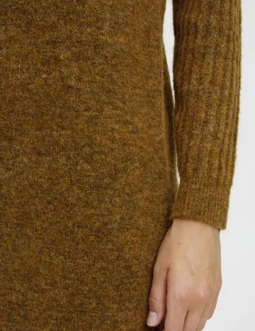 Rochie scurta Fransa, maro