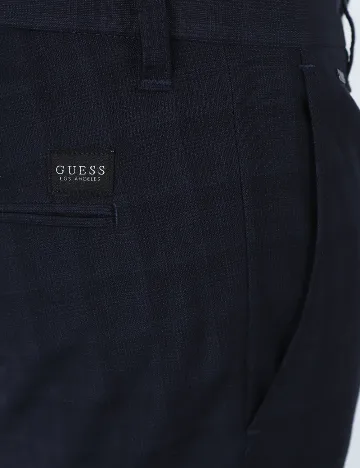 Pantaloni Guess, bleumarin