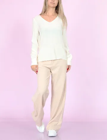 Bluza Vero Moda, ecru