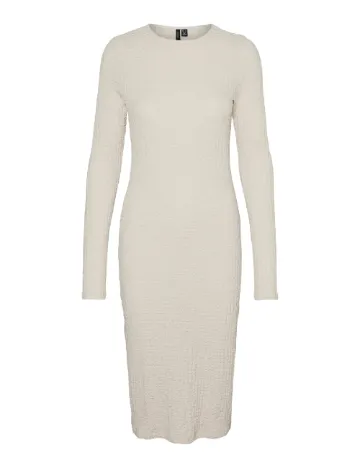 Rochie medie Vero Moda, crem