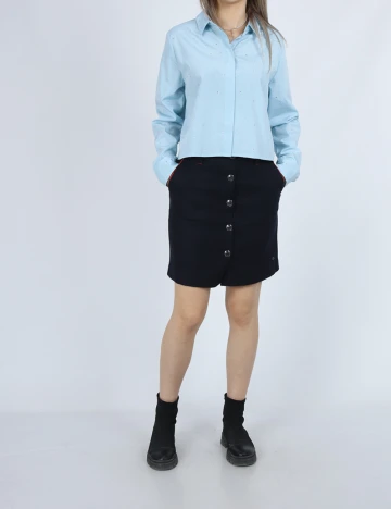 Fusta Tommy Hilfiger, bleumarin