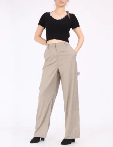 Pantaloni Vero Moda, bej